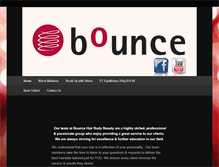 Tablet Screenshot of bouncehair.com.au
